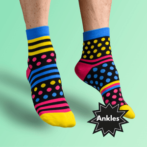 Liquorice Allsorts Ankle Socks
