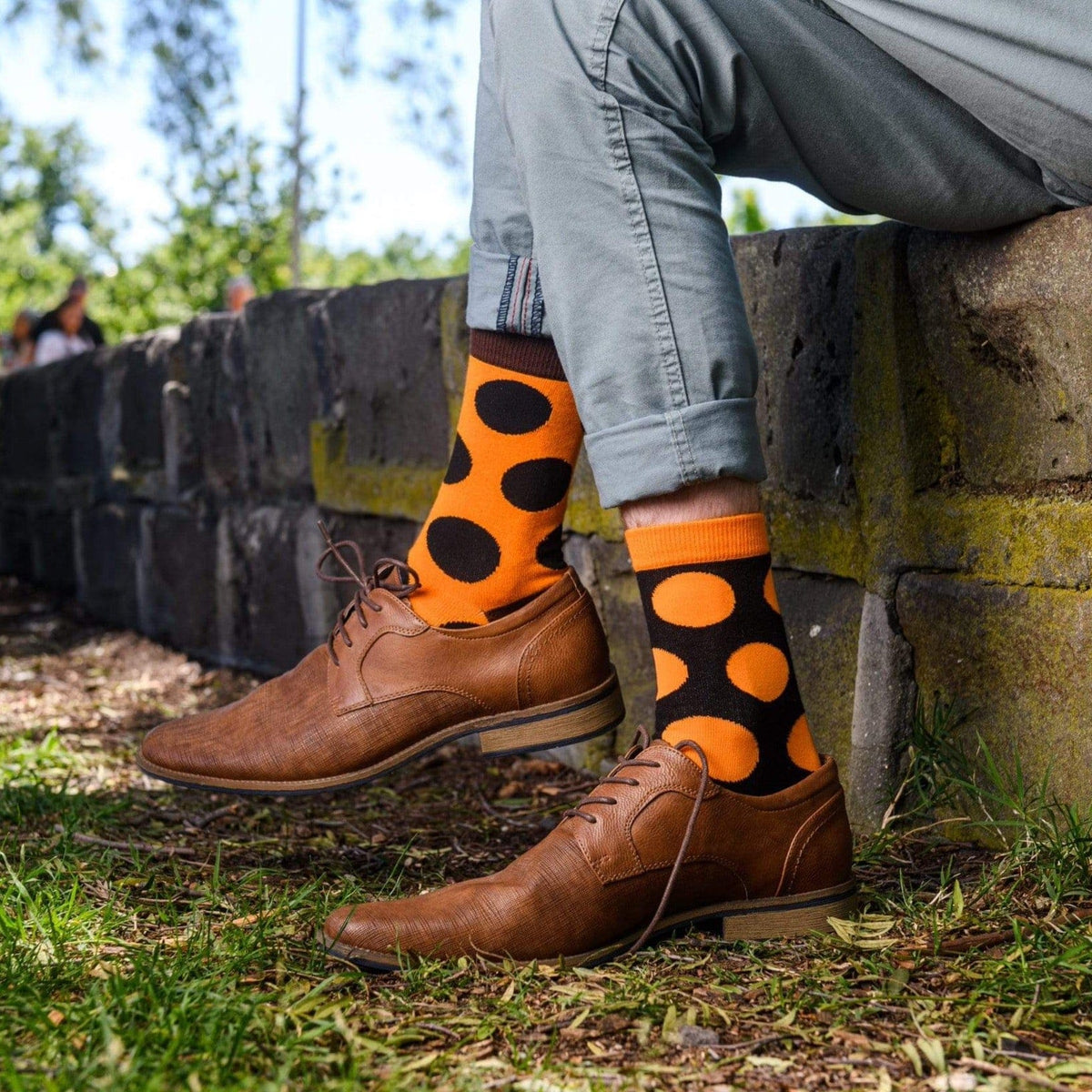Lambchopssocks Apparel & Accessories > Clothing > Underwear & Socks > Socks Orange Jaffa - New!