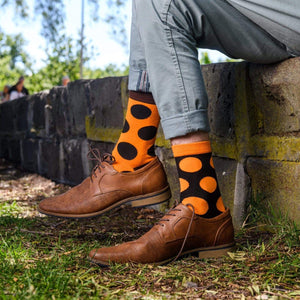 Lambchopssocks Apparel & Accessories > Clothing > Underwear & Socks > Socks Orange Jaffa - New!
