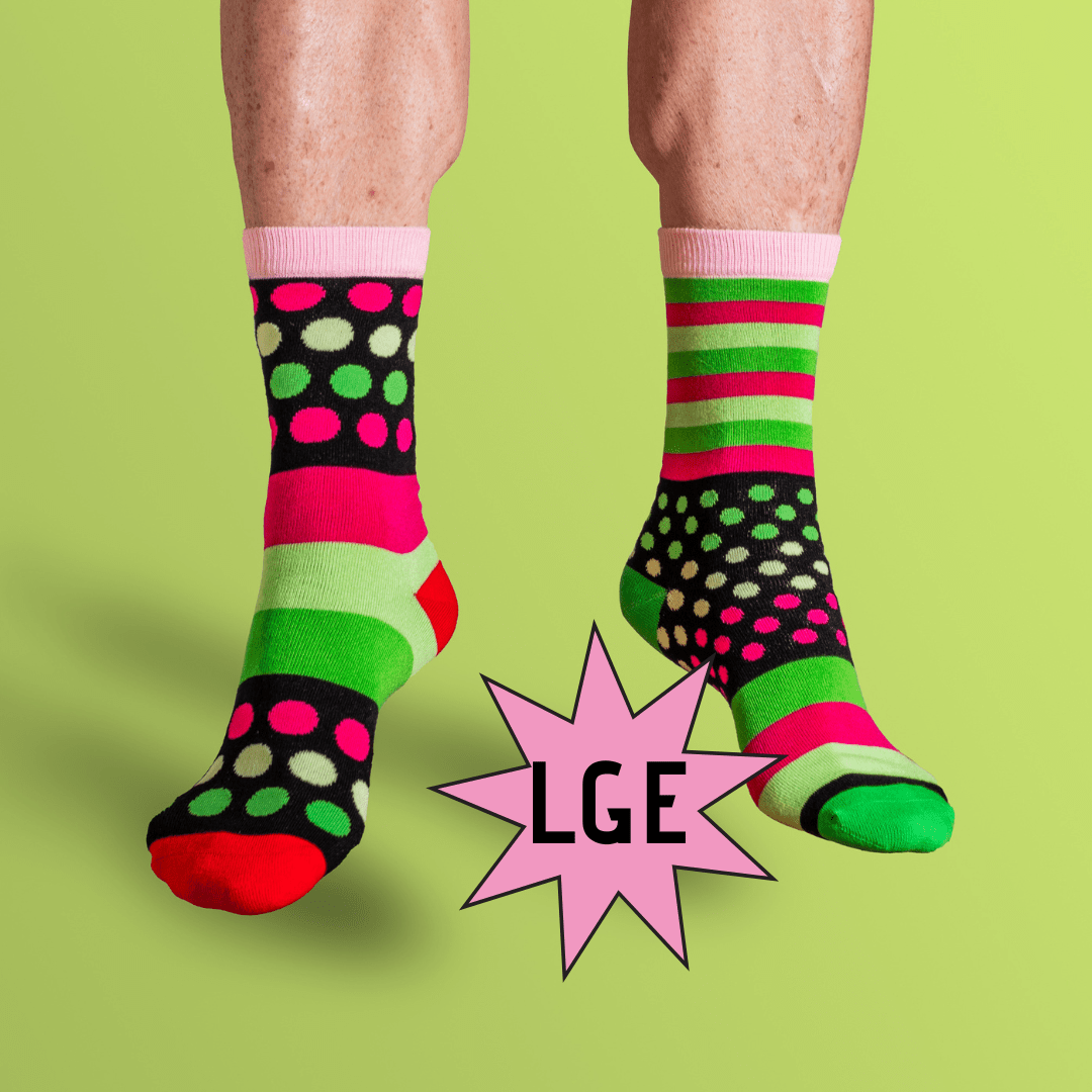 Grinch! socks - LARGE