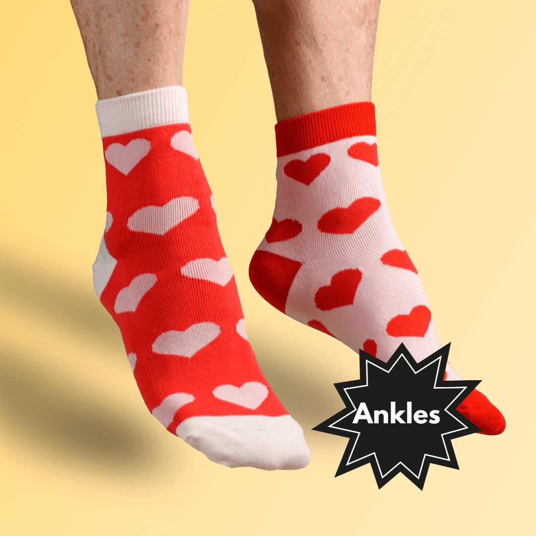 Love Hearts Ankle Socks