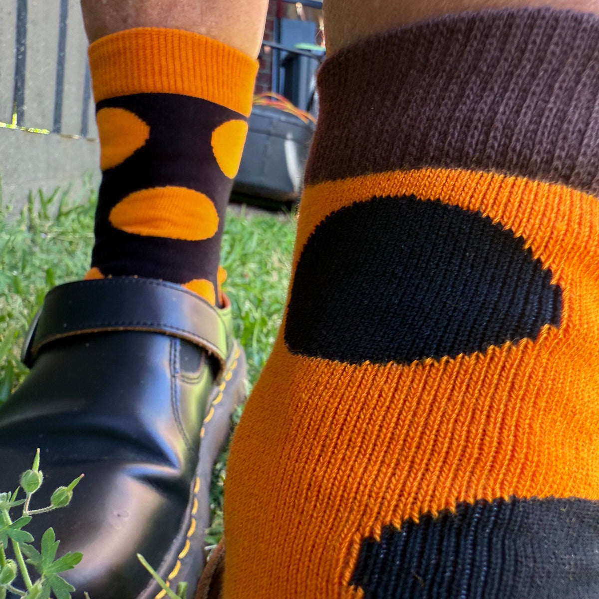Orange Jaffa Ankle Socks