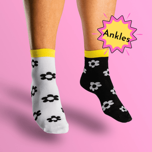 Lambchopssocks Apparel & Accessories > Clothing > Underwear & Socks > Socks Daisy Ankle Socks 🌼