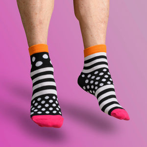 Lambchopssocks Apparel & Accessories > Clothing > Underwear & Socks > Socks Dominos Ankle Sock