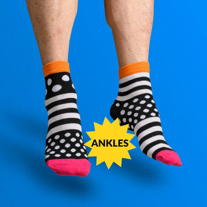 Lambchopssocks Apparel & Accessories > Clothing > Underwear & Socks > Socks Dominos Ankle Sock