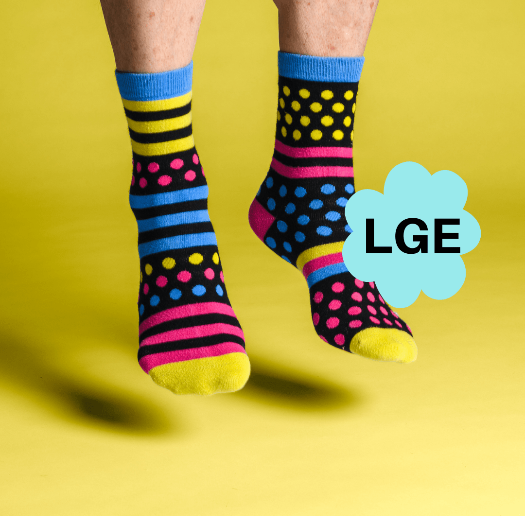 Lambchopssocks Apparel & Accessories > Clothing > Underwear & Socks > Socks Liquorice Allsorts LGE