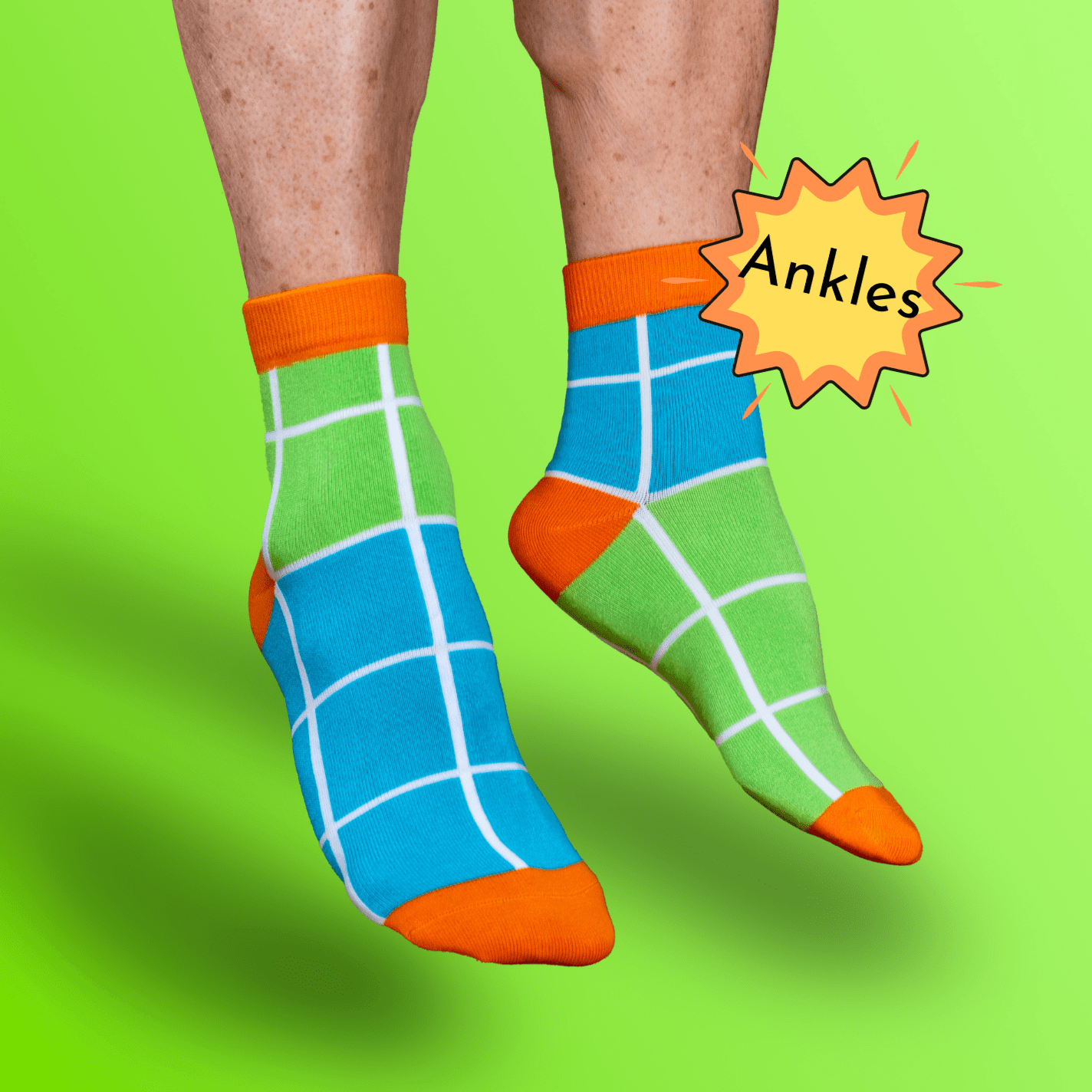 Lambchopssocks Apparel & Accessories > Clothing > Underwear & Socks > Socks Mint Slice Ankle Socks